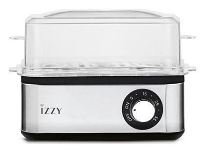 IZ-8201 Βραστήρας Αυγών 8 Θέσεων 600W Ασημί Izzy