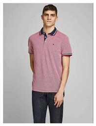 12136668 Ανδρική Μπλούζα Polo Κοντομάνικη Κόκκινη Jack & Jones