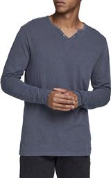 Jack & Jones Ανδρική Μπλούζα με Κουμπιά Μακρυμάνικη Navy από το Notos