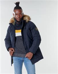 Jack & Jones 12174383 Ανδρικό Μπουφάν Παρκά για Χειμώνα Navy από το Spartoo