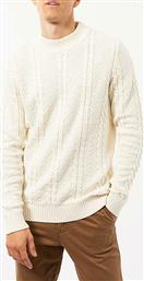Jack & Jones 12175912 Ανδρικό Πουλόβερ Μακρυμάνικο Whisper White από το Plus4u