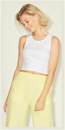 Αμάνικο Crop Top Λευκό Jack & Jones