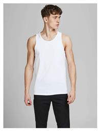 Ανδρικές Φανέλες Αμάνικες σε Λευκό Χρώμα 2Pack Jack & Jones