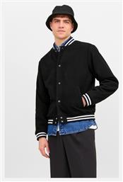 Ανδρικό Χειμωνιάτικο Μπουφάν Bomber Μαύρο Jack & Jones