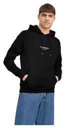 Ανδρικό Φούτερ με Κουκούλα Μαύρο Jack & Jones