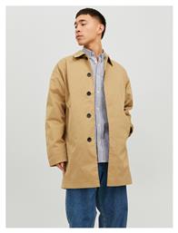 Ανδρικό Παλτό Μπεζ Jack & Jones