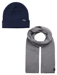 Ανδρικό Σετ με Σκούφο σε Navy Μπλε χρώμα Jack & Jones