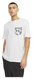 Ανδρικό T-shirt Κοντομάνικο Λευκό Jack & Jones