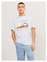 Ανδρικό T-shirt Κοντομάνικο Λευκό Jack & Jones