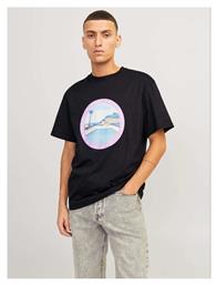 Ανδρικό T-shirt Κοντομάνικο Μαύρο Jack & Jones