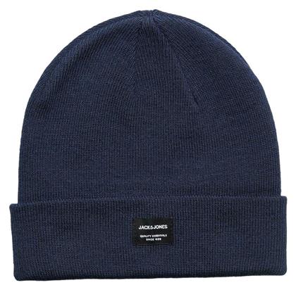 Beanie Ανδρικός Σκούφος Πλεκτός σε Navy Μπλε χρώμα Jack & Jones