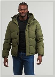 Μπουφάν Puffer Χακί Jack & Jones