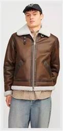 Δερμάτινο Μπουφάν Brown Jack & Jones