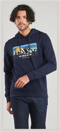 Φούτερ με Κουκούλα Μπλε Jack & Jones