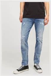 Glenn Ανδρικό Παντελόνι Τζιν σε Slim Εφαρμογή Μπλέ Jack & Jones