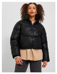 Μπουφάν Puffer από Δερματίνη Jack & Jones