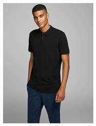 Jack & Jones Ανδρικό T-shirt Κοντομάνικο Polo Μαύρο από το Asos