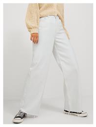 Ψηλόμεσο Γυναικείο Jean Παντελόνι σε Wide Γραμμή White Denim Jack & Jones