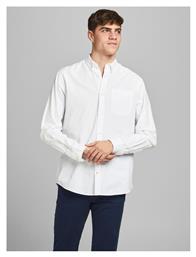 Βαμβακερό Πουκάμισο Λευκό Jack & Jones