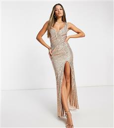 Jaded Rose exclusive sequin maxi dress with cowl back in gold από το Asos