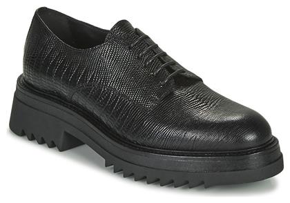 Δερμάτινα Γυναικεία Oxfords σε Μαύρο Χρώμα JB Martin