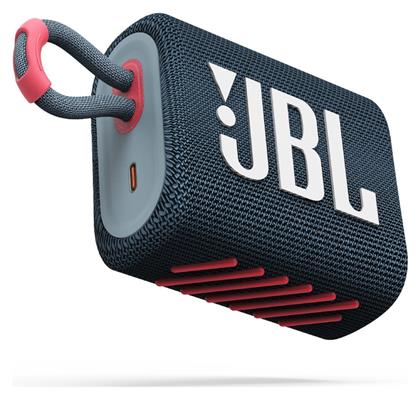 Go 3 Bluetooth 4.2W έως 5 ώρες Blue/Pink JBL