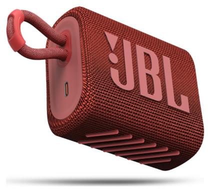 Go 3 Bluetooth 4.2W έως 5 ώρες Κόκκινο JBL