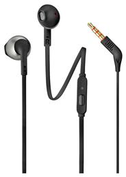 JBL Tune 205 Earbuds Handsfree με Βύσμα 3.5mm Μαύρο