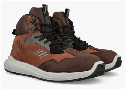 Μποτάκι Ασφαλείας Καφέ S3 με Πιστοποίηση FO ,SR Jeep Footwear