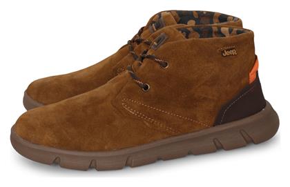 Καφέ Ανδρικά Μποτάκια Jeep Footwear
