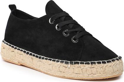 Υφασμάτινες Γυναικείες Εσπαντρίγιες σε Μαύρο Χρώμα Jenny Fairy