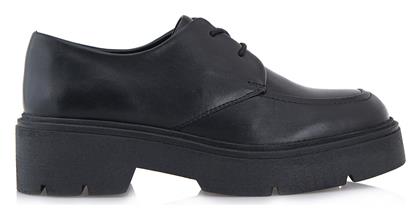 Δερμάτινα Γυναικεία Oxfords σε Μαύρο Χρώμα JK London