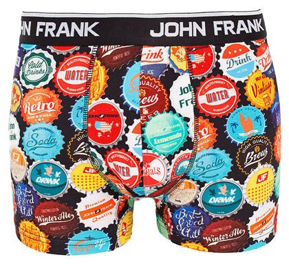 Beer Cap Ανδρικό Μποξεράκι Πολύχρωμο με Σχέδια John Frank