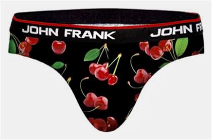 Cherry JFBRIEF50 Ανδρικό Σλιπ Μαύρο με Σχέδια John Frank