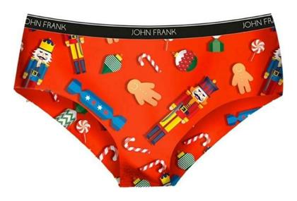 Hipster Christmas Nutcracker Γυναικείο Slip Κόκκινο John Frank