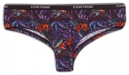 Leafy Βαμβακερό Γυναικείο Slip Μαύρο John Frank