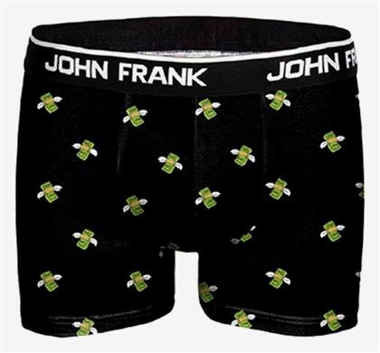 Money Flies Ανδρικό Μποξεράκι Μαύρο με Σχέδια John Frank