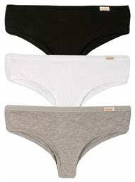Natural Sense Basics Βαμβακερά Γυναικεία Slip 3Pack John Frank