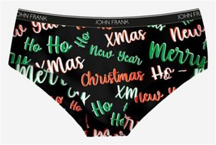 Βαμβακερό Γυναικείο Slip Christmas Ho Ho Ho John Frank