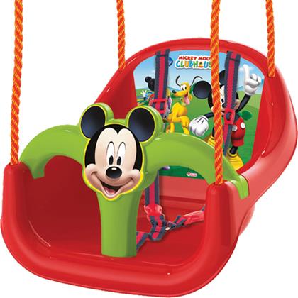 John Κούνια με Προστατευτικό και Ζώνη Ασφαλείας Πλαστική Mickey Mouse για 2+ Ετών