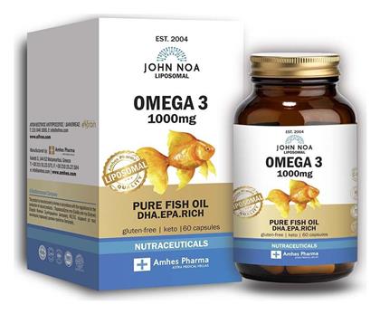 Liposomal Omega 3 Ιχθυέλαιο 1000mg 60 κάψουλες John Noa