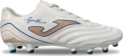 Joma Aguilla FG Χαμηλά Ποδοσφαιρικά Παπούτσια με Τάπες Λευκά