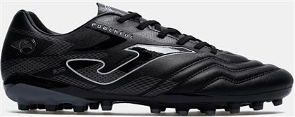 Joma Powerful 2301 AG Χαμηλά Ποδοσφαιρικά Παπούτσια με Τάπες Μαύρα