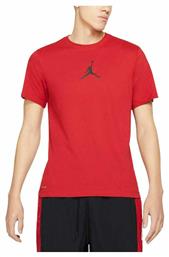 Ανδρικό Αθλητικό T-shirt Κοντομάνικο Κόκκινο Jordan