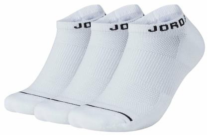 Jumpman Αθλητικές Κάλτσες Λευκές 3 Ζεύγη Jordan