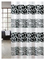 Υφασμάτινη Κουρτίνα Μπάνιου 180x200 Zebra Joy Bath
