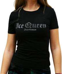 Juicy Couture Κοντομάνικο Crop Top Μαύρο από το Favela
