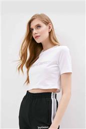 Juicy Couture Sophie Κοντομάνικο Crop Top Λευκό από το Favela