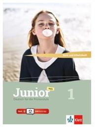 Junior Neu 1 Kursbuch & Arbeitsbuch + Klett Book-app Klett 9789605821593 Www R-shop.gr - Klett Hellas