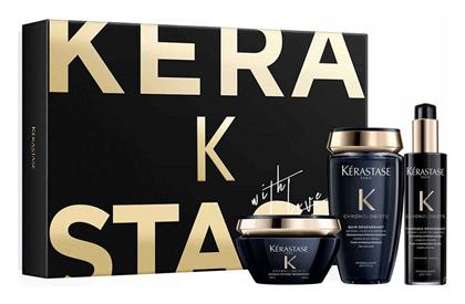 Kérastase Chronologiste - Limited Edition Σετ Θεραπείας Μαλλιών με Σαμπουάν, Μάσκα και Θερμοπροστασία 3τμχ - Kerastase